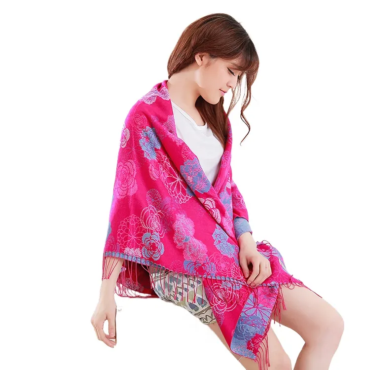 Tourist Attractions Thickened Imitation Cashmere Shawl Warm Scarf Summer Air Conditioning Blanket Autumn And Winter Towel Dual Purpose
